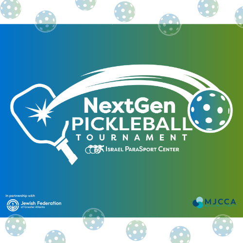 NextGen Pickleball Tournament logo with paddle and ball graphic.