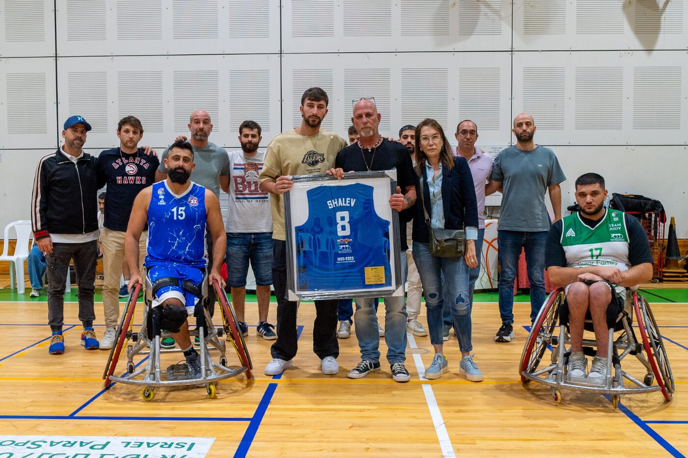 Wheelchair Basketball Team honors Roei Shalev